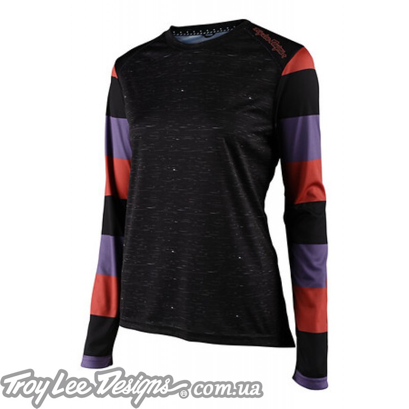 Джерсі TLD WMNS LILIUM LS JERSEY [RUGBY BLACK]